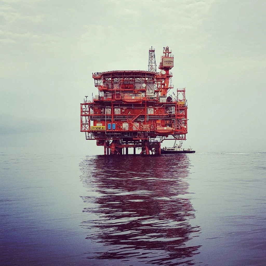 Offshore platform deck with fire-safe ball valves on risers